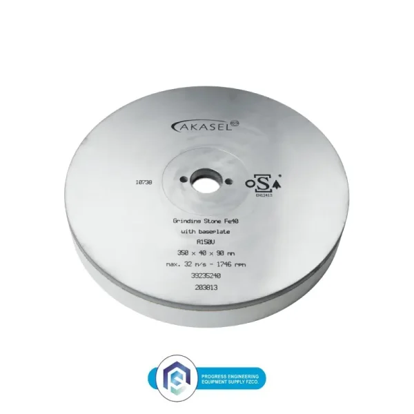 Al₂O₃ Grinding Stone Fe40, with base plate